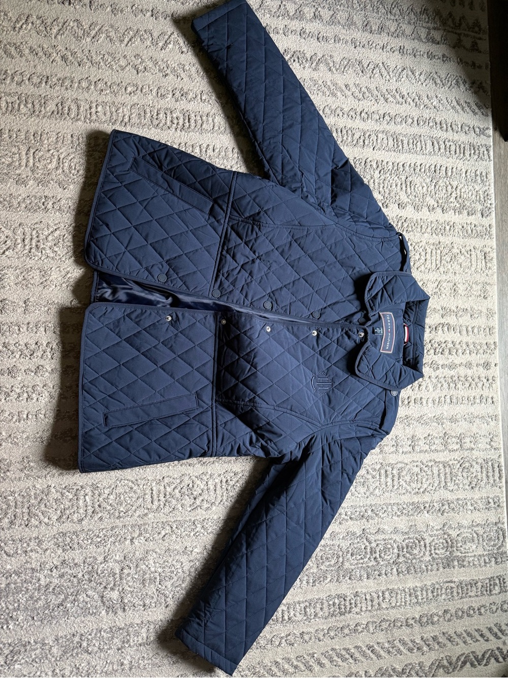 Tommy Hilfiger Quilted Navy Women's Jacket